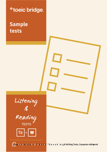 TOEIC Bridge sample test listening reading